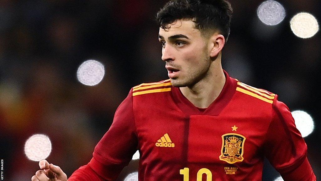 Spain and Barcelona midfielder Pedri