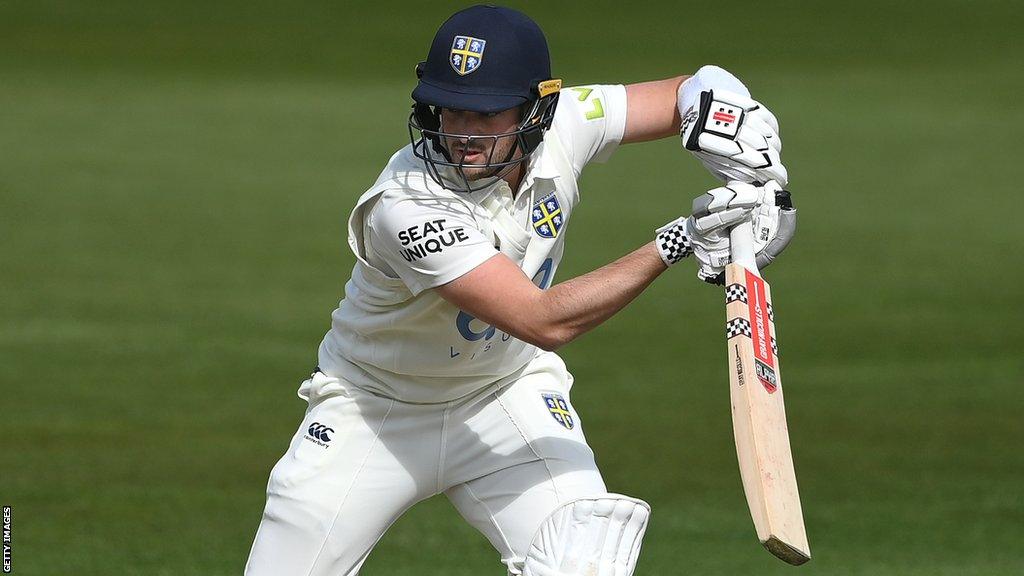 Ollie Robinson bats for Durham