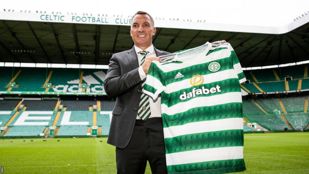 Brendan Rodgers unveiling at Celtic Park