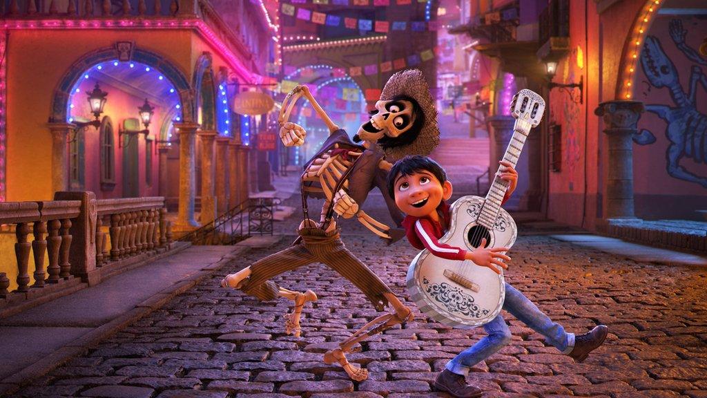 Still image from Pixar's Coco