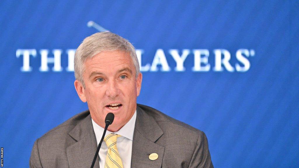 PGA Tour commissioner Jay Monahan at the Players Championship