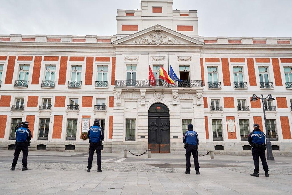 A minute's silence on Monday in Madrid remembered the country's 7,340 coronavirus victims