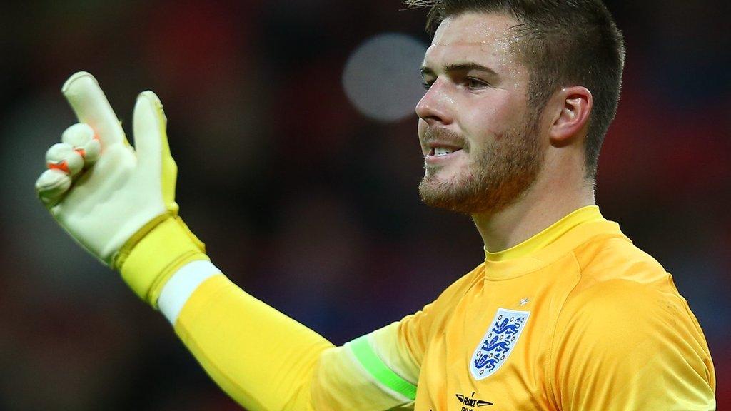 Stoke goalkeeper Jack Butland