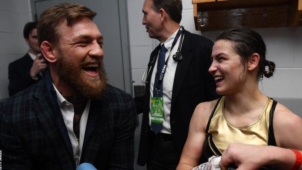 Conor McGregor and Katie Taylor