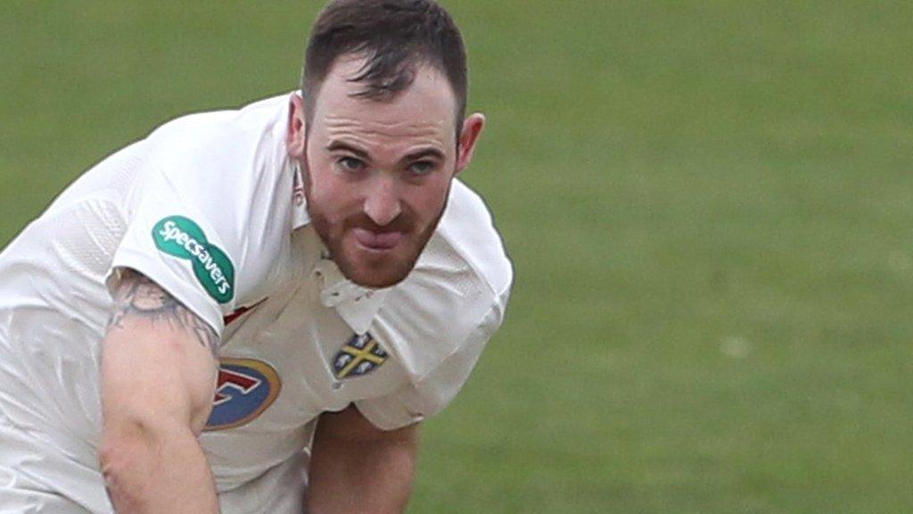 Durham all-rounder Ben Raine