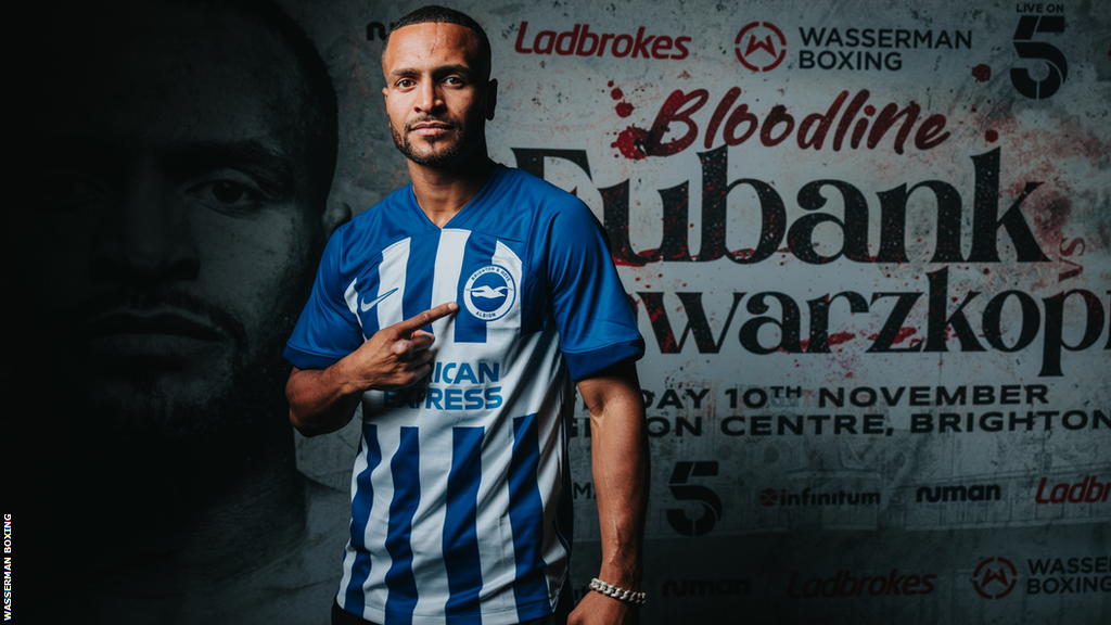 Harlem Eubank in a Brighton shirt