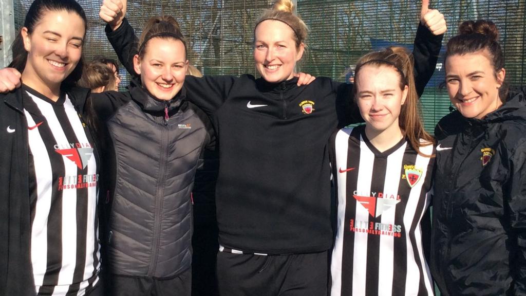 Alnwick Town Ladies at the FA People's Cup