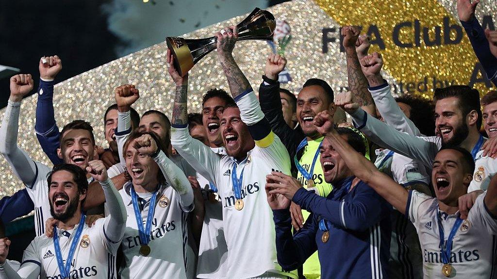 Real Madrid celebrate