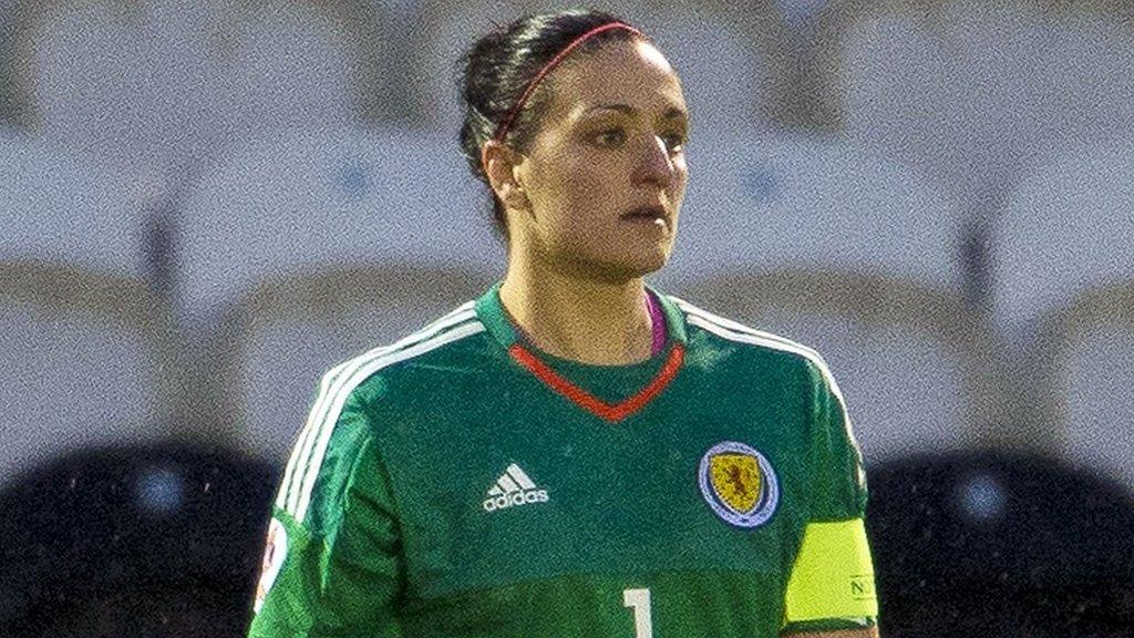 Scotland goakeeper Gemma Fay