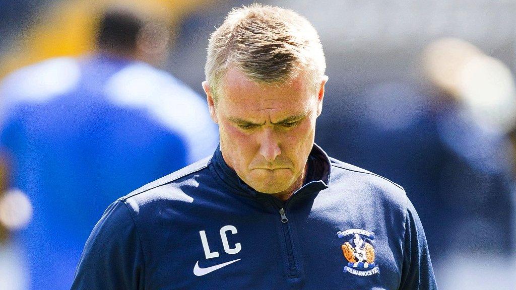 Kilmarnock manager Lee Clark