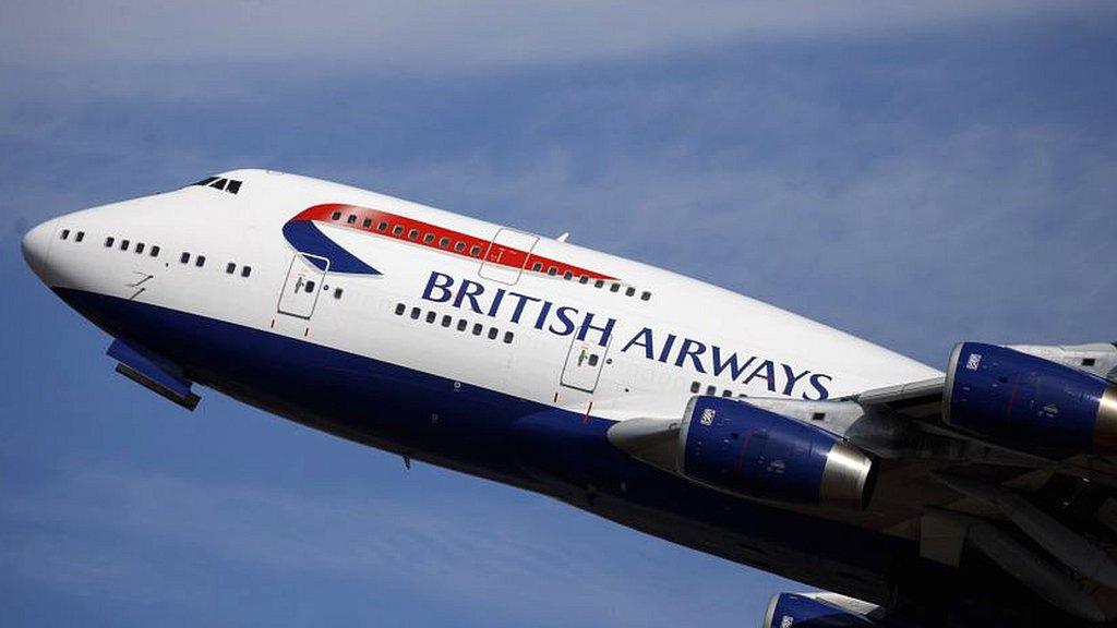 British Airways plane