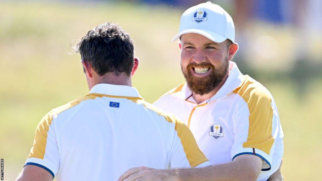 Rory McIlroy and Shane Lowry