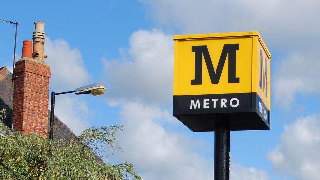 Metro sign