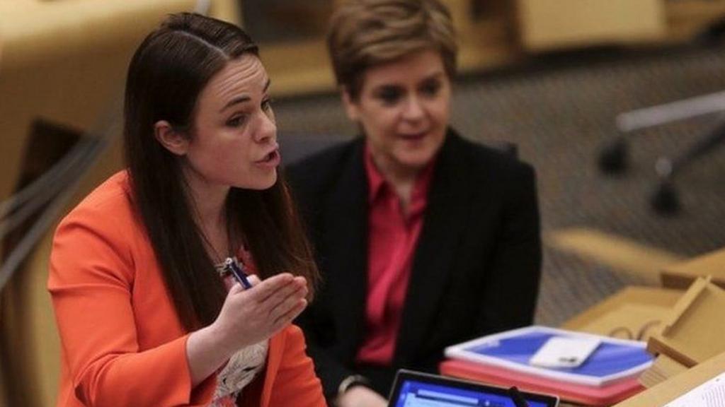 Finance Secretary Kate Forbes and First Minister Nicola Sturgeon