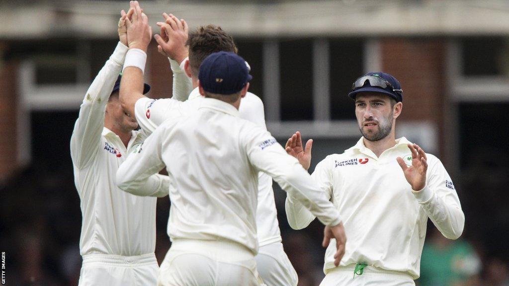 Andrew Balbirnie in action against England in 2019