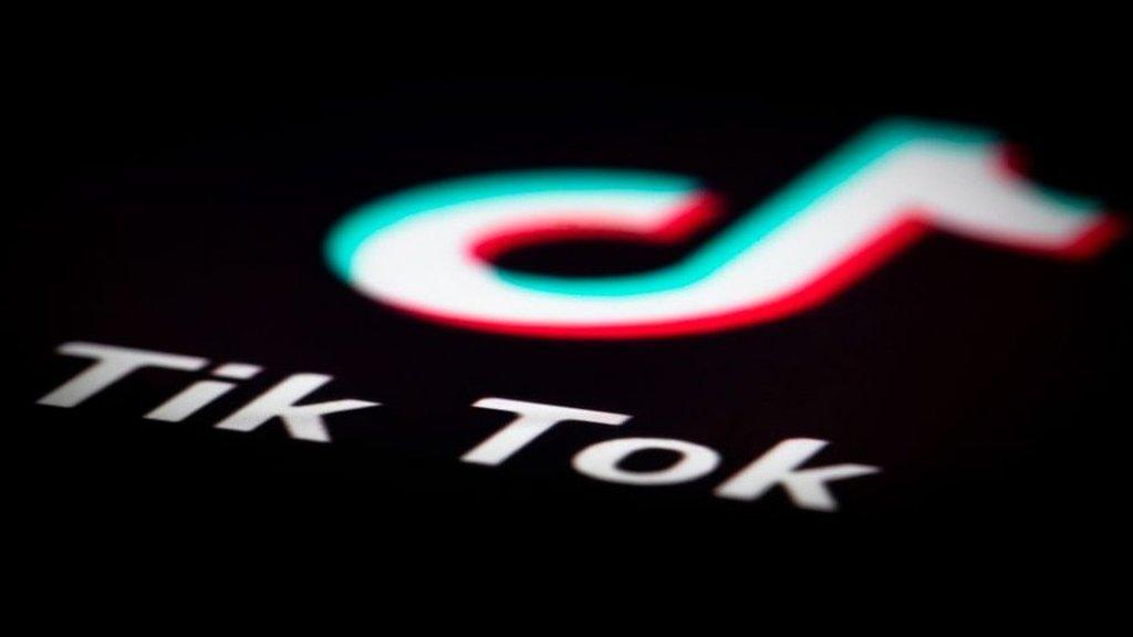 TikTok logo.