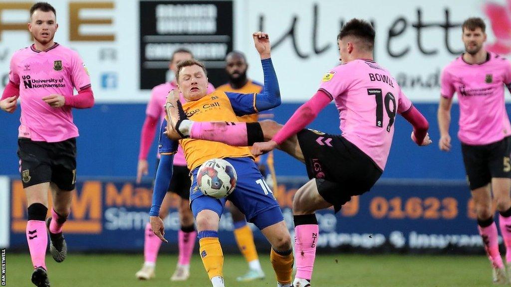 Mansfield and Northampton were meeting for the first time since the Stags beat the Cobblers in last season's play-offs