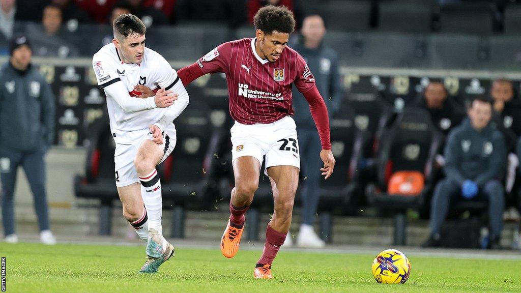 Will Hondermarck joined Northampton Town from Barnsley in January 2023