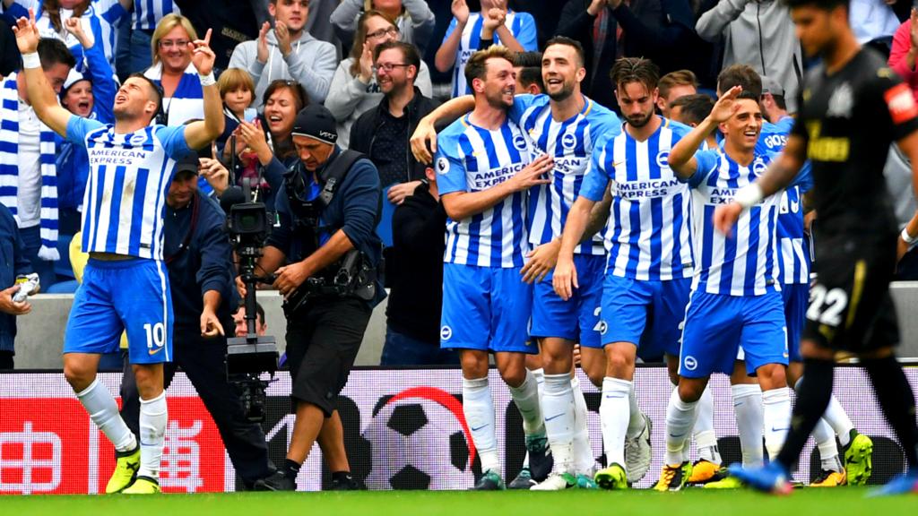 Brighton celebrate