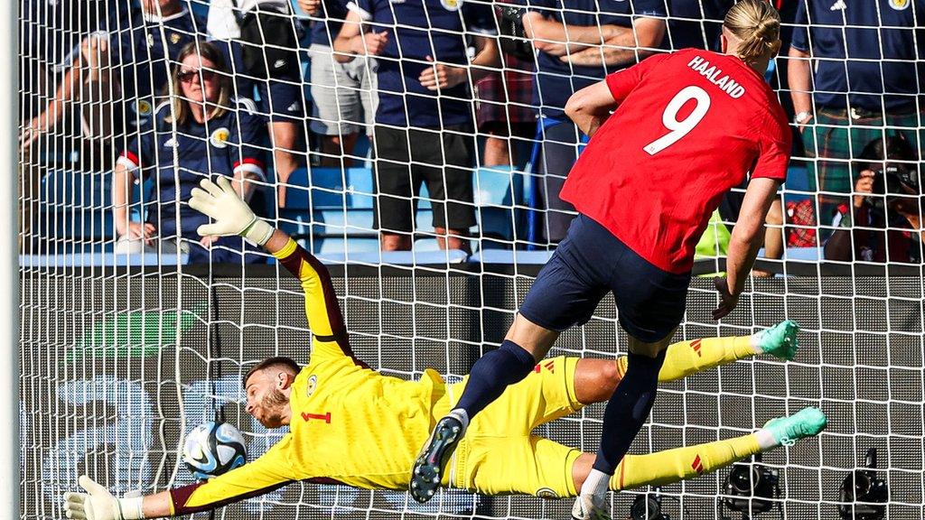 Scotland were in the a bit of bother. They trailed to Erling Haaland's penalty - just a 53rd goal of the season for the Man City striker - and were struggling to fashion anything remotely threatening as time ticked away