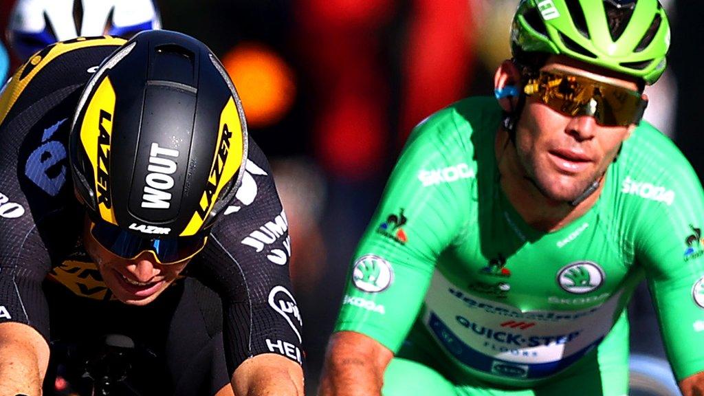 Mark Cavendish and Wout van Aert