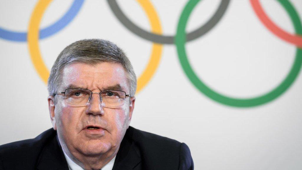 IOC president Thomas Bach