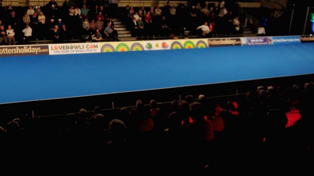 World Indoor Bowls Championships at the Potters Holiday Camp.