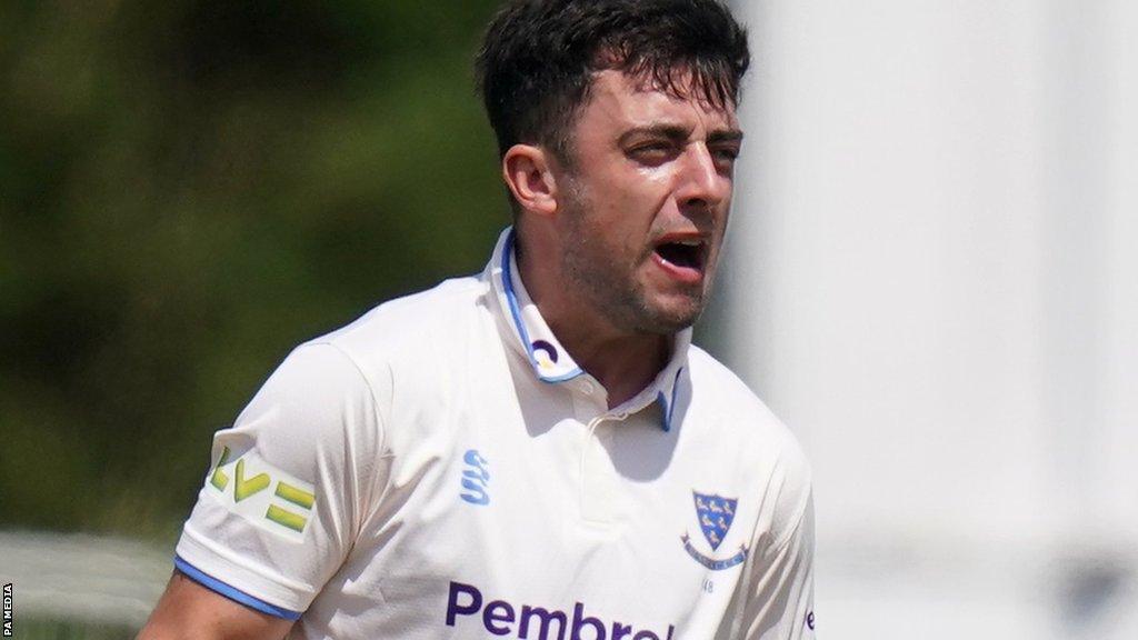 Tom Haines in action for Sussex