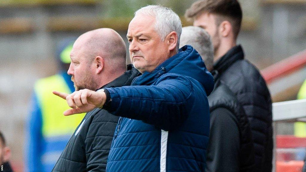 Forfar Athletic manager Ray McKinnon