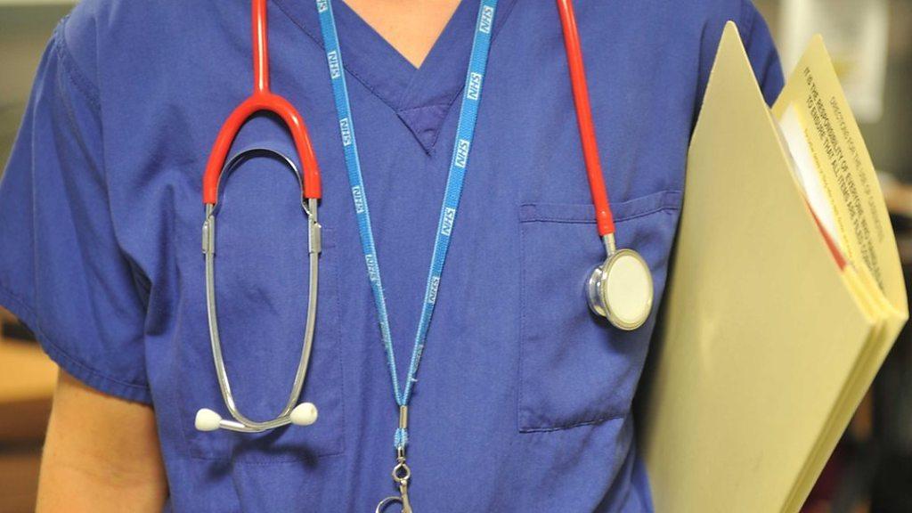 A doctor at the Women's Centre at the Royal Gloucestershire Hospital.