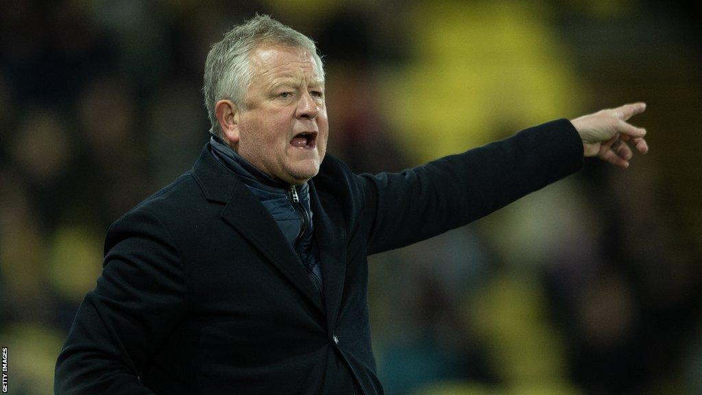 Watford head coach Chris Wilder