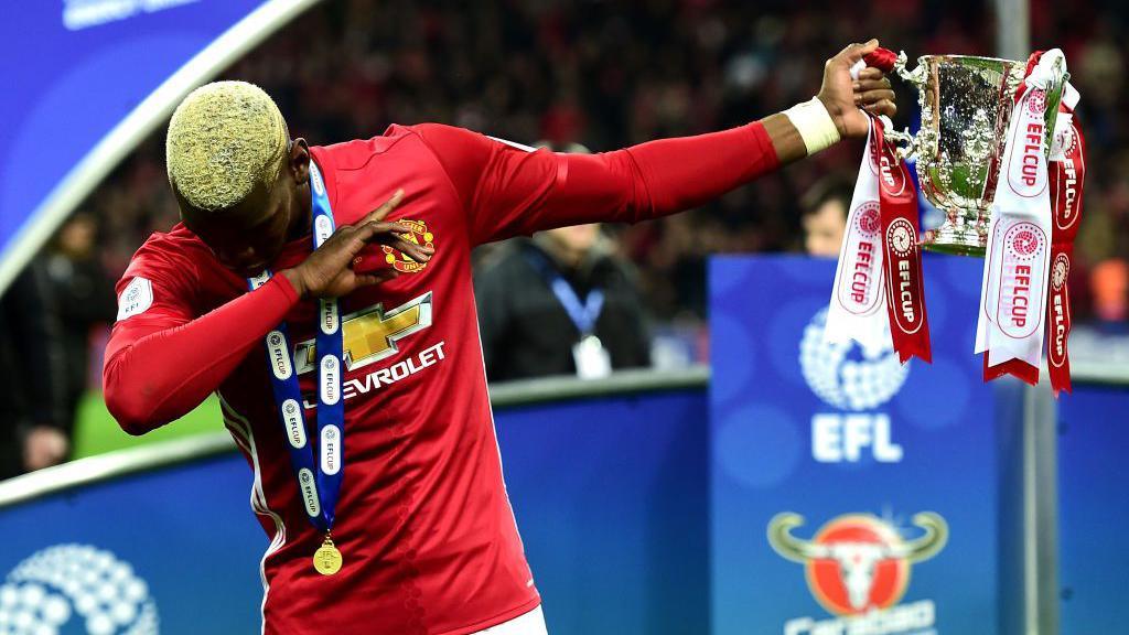 Paul Pogba celebrates