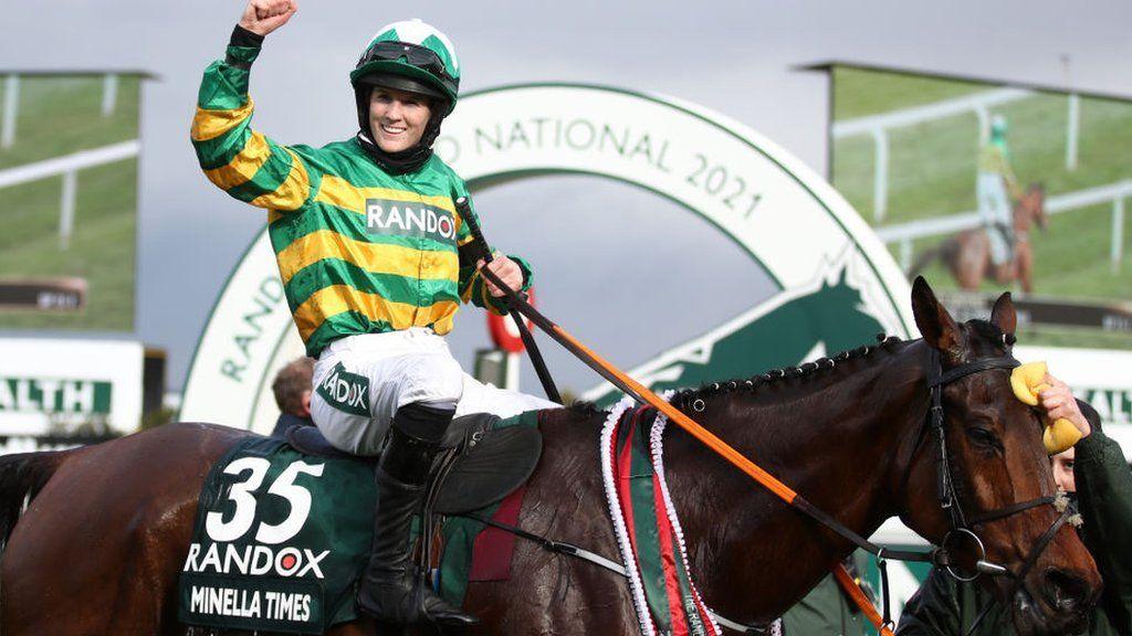 Rachael Blackmore won the Grand National in 2021 on Minella Times