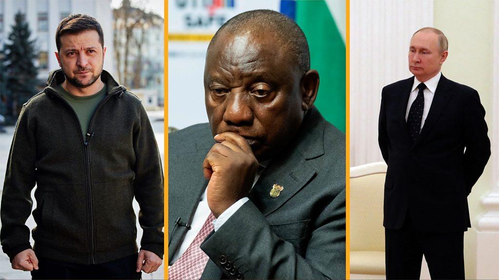 Zelensky, Ramaphosa and Putin