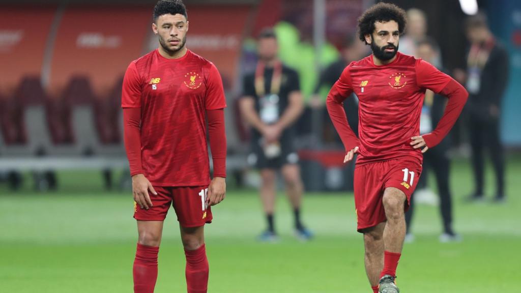 Alex Oxlade-Chamberlain and Mohammed Salah