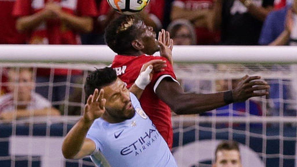 Manchester City and Manchester United