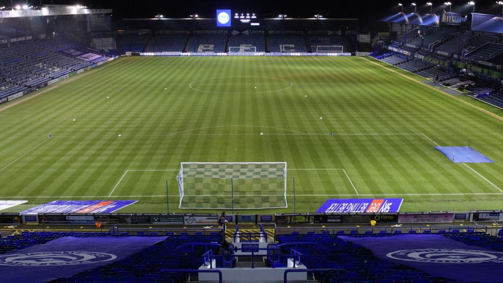 General view of Fratton Park