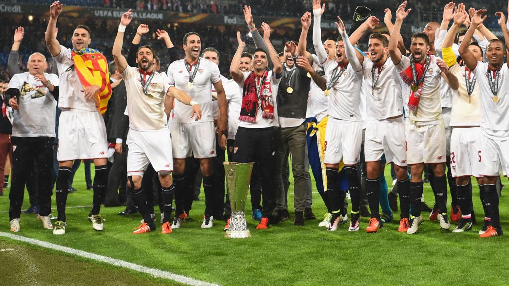 Sevilla celebrate