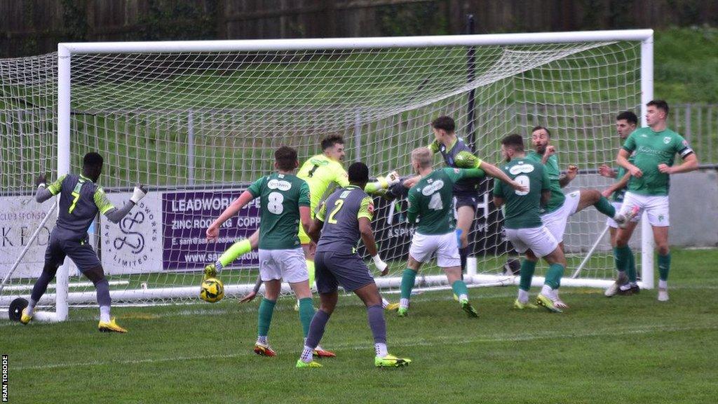 Thatcham Town's goal direct from a corner