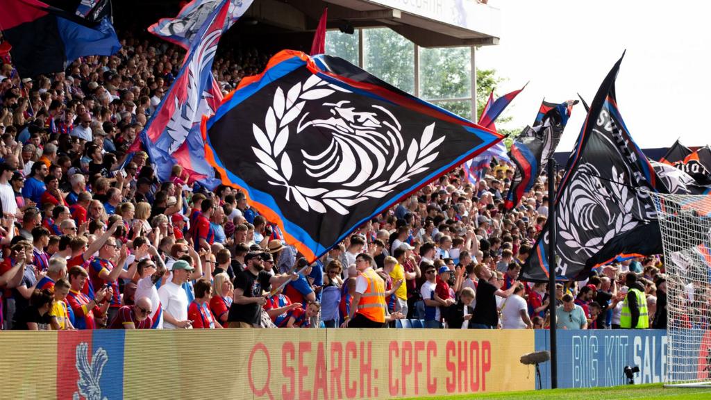 Crystal Palace fans at Selhurst Park