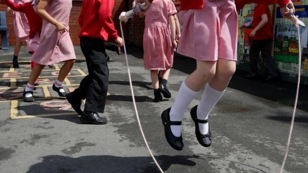 School children on playground (generic)