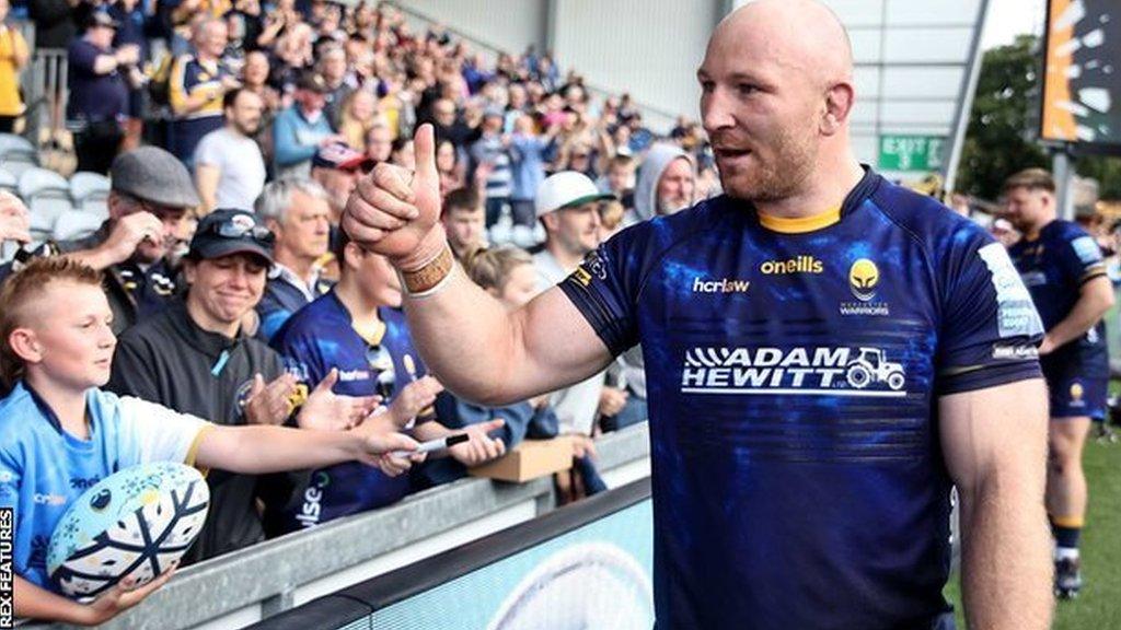 Matt Kvesic scored one of Worcester's five tries against Newcastle in their last game before going into administration