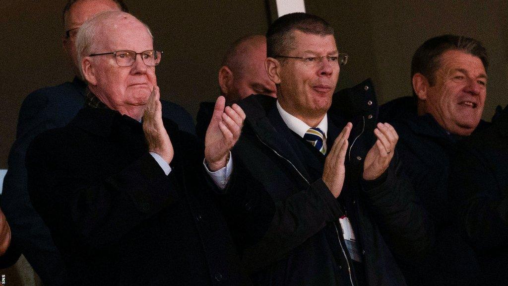 SPFL chairman Murdoch MacLennan and chief executive Neil Doncaster