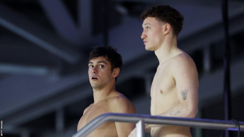 Tom Daley and Noah Williams