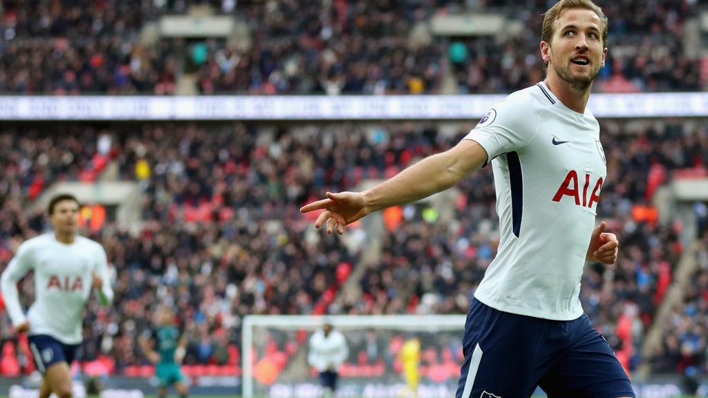 Harry Kane celebrates