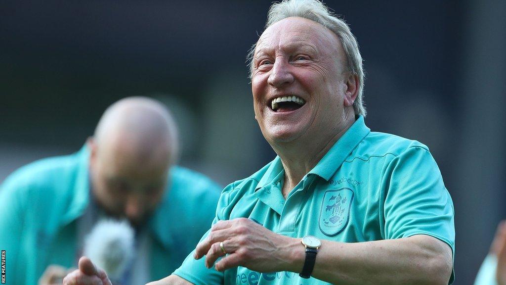 Outgoing Huddersfield Town boss Neil Warnock