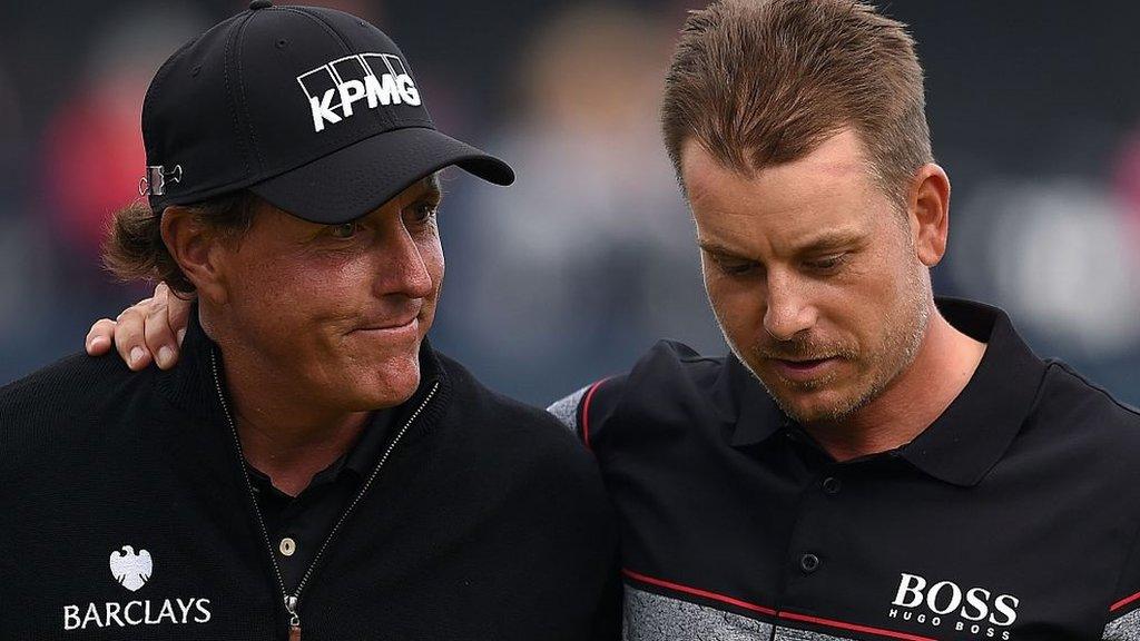 Phil Mickelson and Henrik Stenson