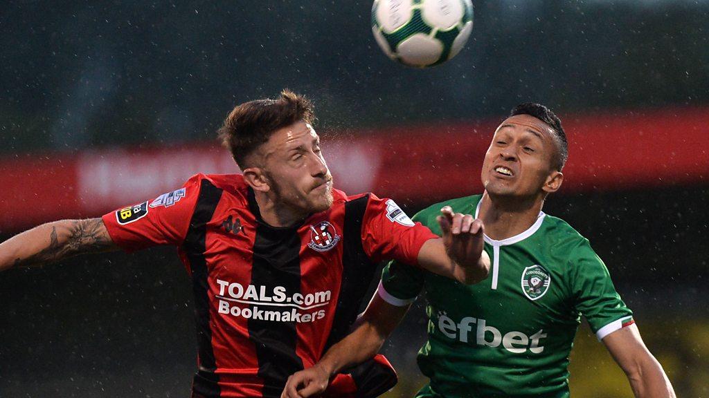 Jordan Forsythe headed against the Ludogorets woodwork in the second half