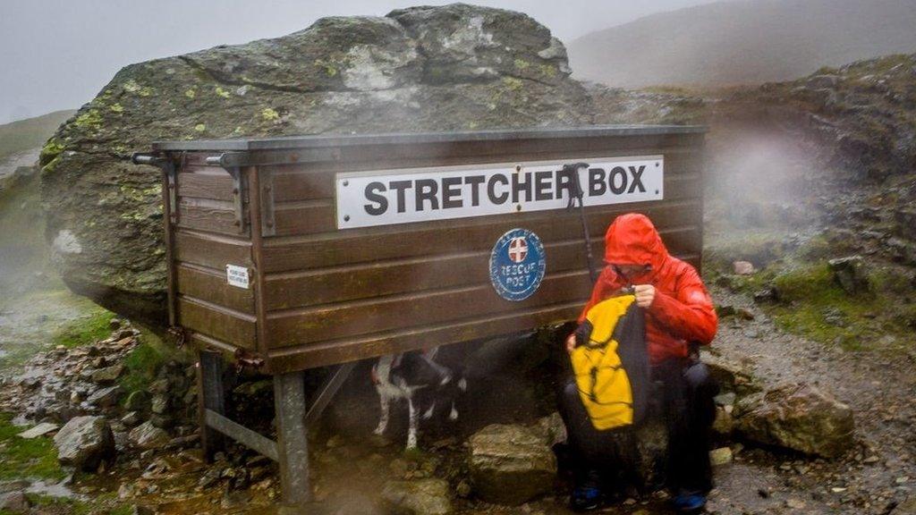 Sty Head stretcher box