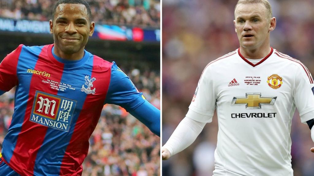 Jason Puncheon and Wayne Rooney